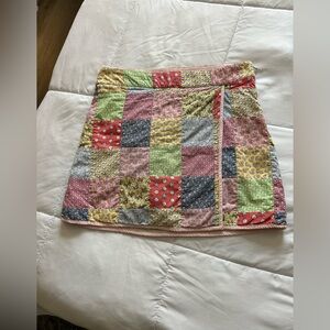 Vineyard Vines Patchwork Mini Skirt